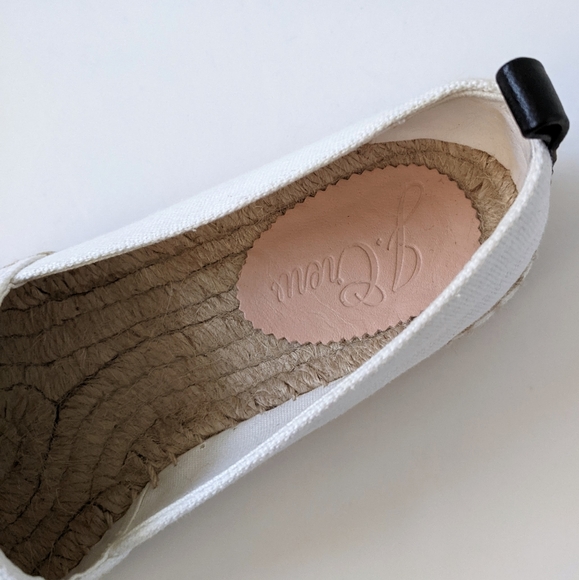 J. Crew Black & White Espadrilles With Leather Cap Toe | 6.5 - Picture 9 of 15